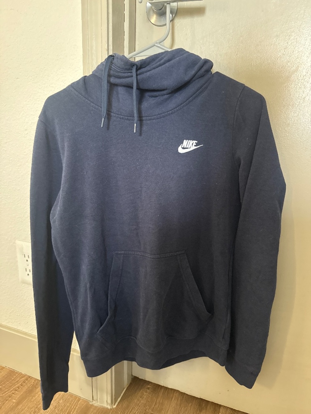 Navy Blue Nike Cowl Neck Sweatshirt